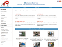 Tablet Screenshot of machines-service.fr